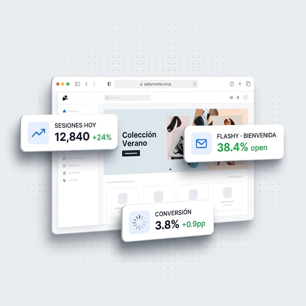 Flashy Ecommerce Dashboard with 3D relief
